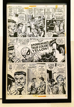 Load image into Gallery viewer, Amazing Spider-Man #112 pg. 14 John Romita 11x17 FRAMED Original Art Poster Marvel Comics
