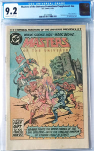 Masters of the Universe Promotional CGC 9.2 (1982, DC Comics) - 2nd He-Man app