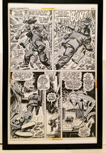 Load image into Gallery viewer, Amazing Spider-Man #115 pg. 17 John Romita 11x17 FRAMED Original Art Poster Marvel Comics
