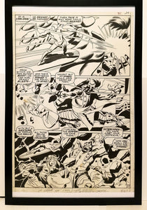 Silver Surfer #6 pg. 27 by John & Sal Buscema 11x17 FRAMED Original Art Poster Marvel Comics