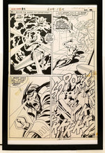 Load image into Gallery viewer, Silver Surfer #9 pg. 13 by John Buscema 11x17 FRAMED Original Art Poster Marvel Comics
