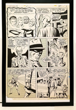 Load image into Gallery viewer, Silver Surfer #15 pg. 6 by John Buscema 11x17 FRAMED Original Art Poster Marvel Comics
