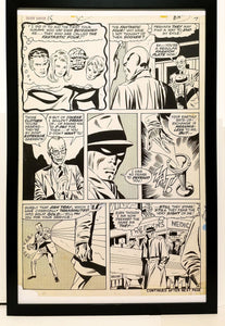 Silver Surfer #15 pg. 6 by John Buscema 11x17 FRAMED Original Art Poster Marvel Comics
