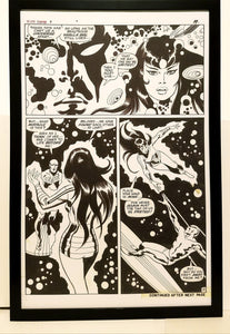 Silver Surfer #8 pg. 15 by John Buscema 11x17 FRAMED Original Art Poster Marvel Comics