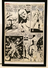 Load image into Gallery viewer, Silver Surfer #6 pg. 31 by John &amp; Sal Buscema 11x17 FRAMED Original Art Poster Marvel Comics
