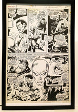 Load image into Gallery viewer, Silver Surfer #5 pg. 19 by John &amp; Sal Buscema 11x17 FRAMED Original Art Poster Marvel Comics
