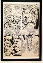 Load image into Gallery viewer, Silver Surfer #8 pg. 4 w/ Mephisto 11x17 FRAMED Original Art Poster Marvel Comics
