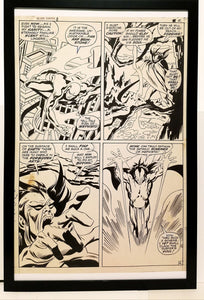 Silver Surfer #8 pg. 4 w/ Mephisto 11x17 FRAMED Original Art Poster Marvel Comics