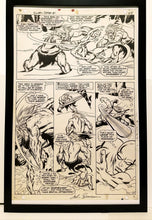 Load image into Gallery viewer, Silver Surfer #1 pg. 12 by John Buscema 11x17 FRAMED Original Art Poster Marvel Comics
