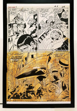 Load image into Gallery viewer, Silver Surfer #8 pg. 20 by John Buscema 11x17 FRAMED Original Art Poster Marvel Comics
