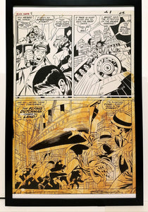 Silver Surfer #8 pg. 20 by John Buscema 11x17 FRAMED Original Art Poster Marvel Comics