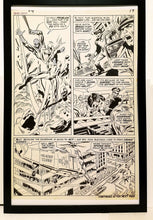 Load image into Gallery viewer, Silver Surfer #14 pg. 15 by John Buscema 11x17 FRAMED Original Art Poster Marvel Comics

