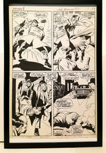 Load image into Gallery viewer, Silver Surfer #5 pg. 15 by John &amp; Sal Buscema 11x17 FRAMED Original Art Poster Marvel Comics
