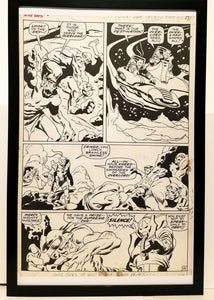 Silver Surfer #6 pg. 15 by John & Sal Buscema 11x17 FRAMED Original Art Poster Marvel Comics
