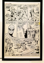 Load image into Gallery viewer, Silver Surfer #14 pg. 21 by John Buscema 11x17 FRAMED Original Art Poster Marvel Comics
