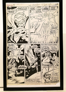 Silver Surfer #5 pg. 25 by John & Sal Buscema 11x17 FRAMED Original Art Poster Marvel Comics