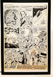 Silver Surfer #13 pg. 21 by John Buscema 11x17 FRAMED Original Art Poster Marvel Comics