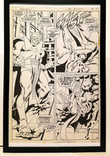 Load image into Gallery viewer, Silver Surfer #5 pg. 32 by John &amp; Sal Buscema 11x17 FRAMED Original Art Poster Marvel Comics
