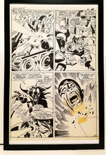 Load image into Gallery viewer, Silver Surfer #8 pg. 17 w/ Mephisto 11x17 FRAMED Original Art Poster Marvel Comics
