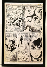 Load image into Gallery viewer, Silver Surfer #5 pg. 5 by John &amp; Sal Buscema 11x17 FRAMED Original Art Poster Marvel Comics
