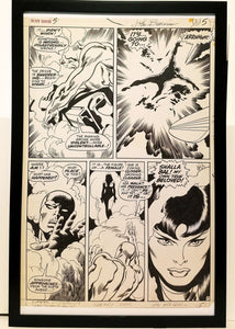 Silver Surfer #5 pg. 5 by John & Sal Buscema 11x17 FRAMED Original Art Poster Marvel Comics