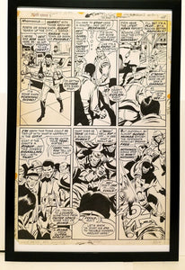 Silver Surfer #5 pg. 35 by John & Sal Buscema 11x17 FRAMED Original Art Poster Marvel Comics