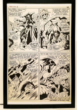 Load image into Gallery viewer, Silver Surfer #8 pg. 9 w/ Mephisto 11x17 FRAMED Original Art Poster Marvel Comics
