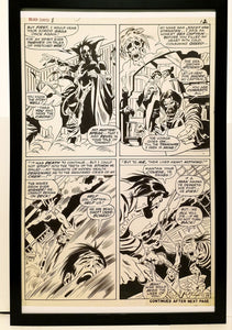 Silver Surfer #8 pg. 9 w/ Mephisto 11x17 FRAMED Original Art Poster Marvel Comics