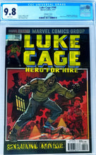 Load image into Gallery viewer, Luke Cage #166 CGC 9.8 - Hero for Hire 1 homage lenticular Variant  (Marvel Comics, 2017)
