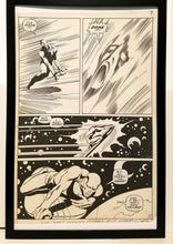 Load image into Gallery viewer, Silver Surfer #6 pg. 7 by John &amp; Sal Buscema 11x17 FRAMED Original Art Poster Marvel Comics
