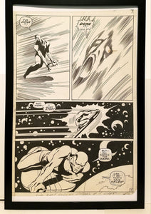 Silver Surfer #6 pg. 7 by John & Sal Buscema 11x17 FRAMED Original Art Poster Marvel Comics