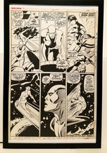 Load image into Gallery viewer, Silver Surfer #6 pg. 37 by John &amp; Sal Buscema 11x17 FRAMED Original Art Poster Marvel Comics
