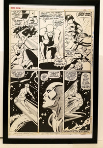 Silver Surfer #6 pg. 37 by John & Sal Buscema 11x17 FRAMED Original Art Poster Marvel Comics