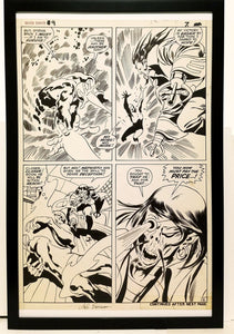 Silver Surfer #9 pg. 6 by John Buscema 11x17 FRAMED Original Art Poster Marvel Comics