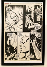 Load image into Gallery viewer, Silver Surfer #6 pg. 10 by John &amp; Sal Buscema 11x17 FRAMED Original Art Poster Marvel Comics
