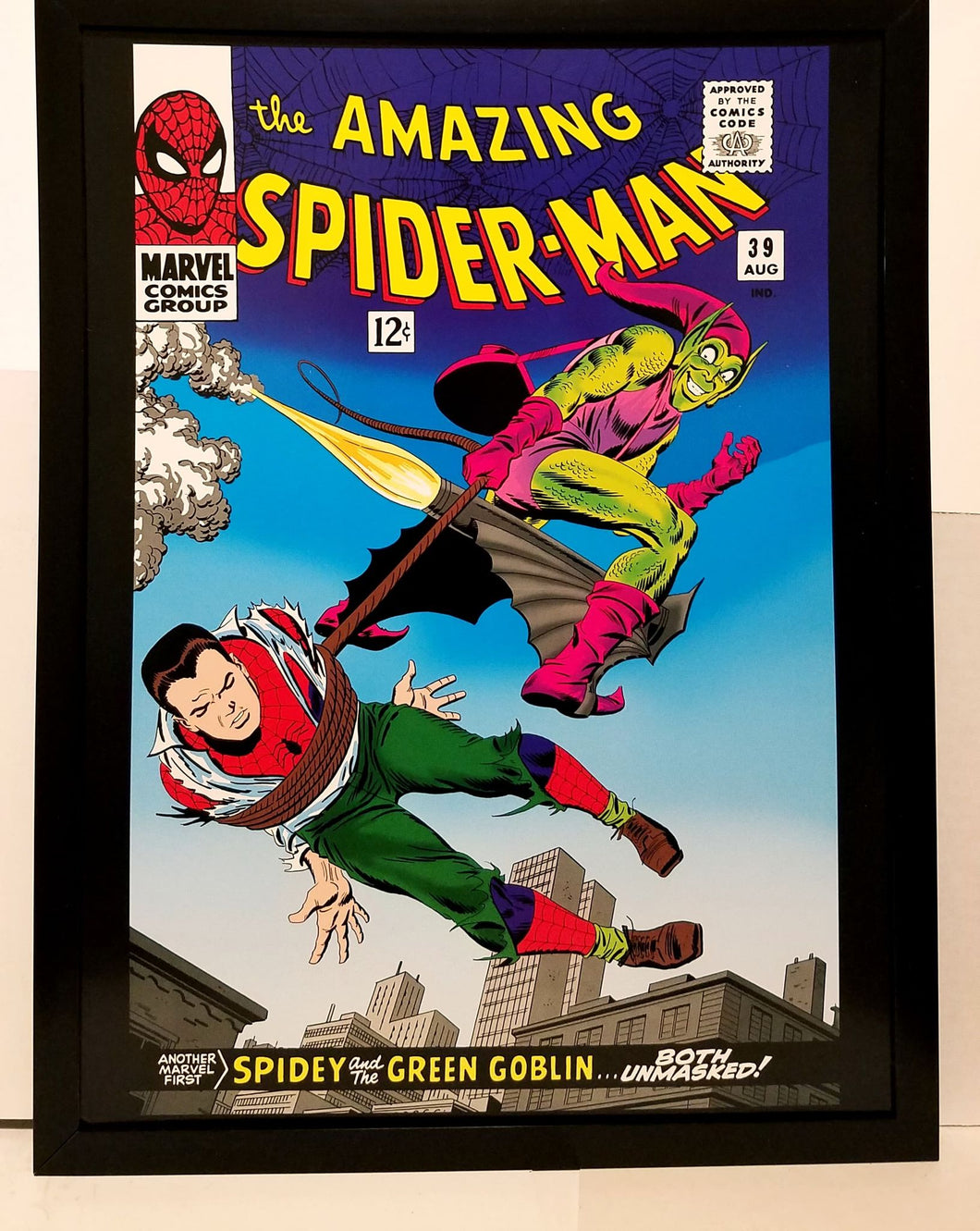 Amazing Spider-Man #39 by John Romita 12x16 FRAMED Art Print Marvel Comics Poster