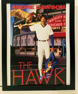 Andre Dawson Chicago Cubs Costacos Brothers 8.5x11 FRAMED Print Vintage 80s Poster