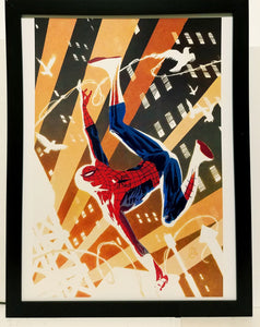 Amazing Spider-Man by Ron Garney 9x12 FRAMED Art Print Marvel Comics Poster