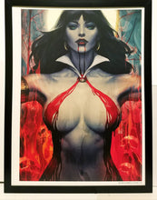 Load image into Gallery viewer, Vampirella 12x16 FRAMED Art Print by Stanley Artgerm Lau (from #2) NEW comic poster
