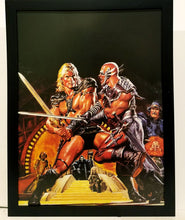 Load image into Gallery viewer, He-Man &amp; Masters of the Universe 1987 by Earl Norem 9x12 FRAMED Art Print Poster
