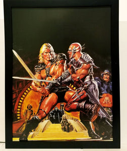 He-Man & Masters of the Universe 1987 by Earl Norem 9x12 FRAMED Art Print Poster