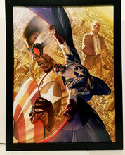Load image into Gallery viewer, Falcon Captain America by Alex Ross 9x12 FRAMED Art Print Marvel Comics Poster
