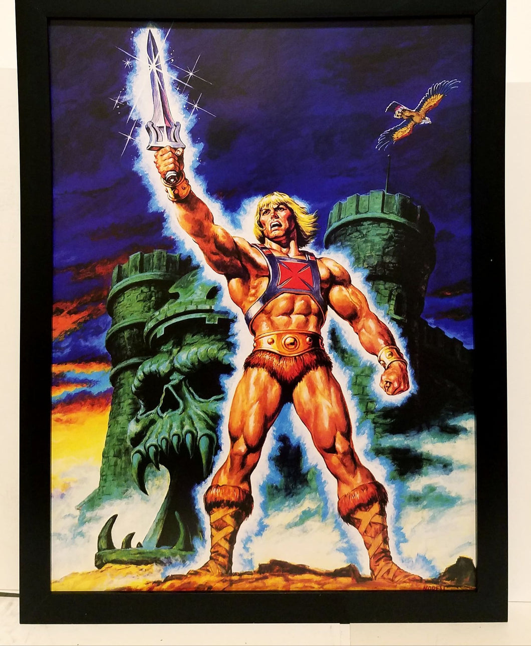 He-Man & Masters of the Universe by Earl Norem 9x12 FRAMED Art Print Poster