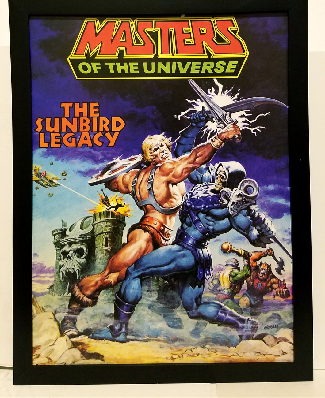 He-Man & Masters of the Universe by Earl Norem 9x12 FRAMED Art Print Poster