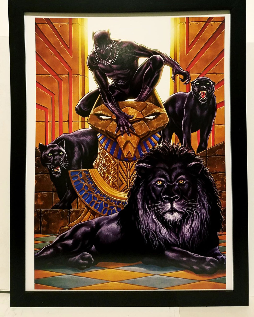 Black Panther by Mark Brooks 9x12 FRAMED Art Print Marvel Comics Poster