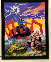 Load image into Gallery viewer, He-Man &amp; Masters of the Universe by Earl Norem 9x12 FRAMED Art Print Poster

