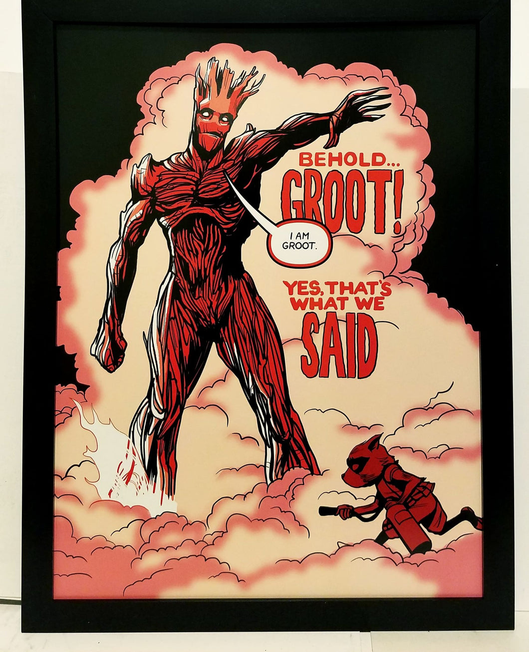 Rocket Groot Avengers #57 homage by Chip Zdarksy 9x12 FRAMED Art Print Marvel Comics Poster