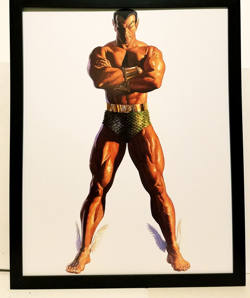Namor Sub-Mariner Timeless by Alex Ross FRAMED 11x14 Art Print Marvel Comics Poster