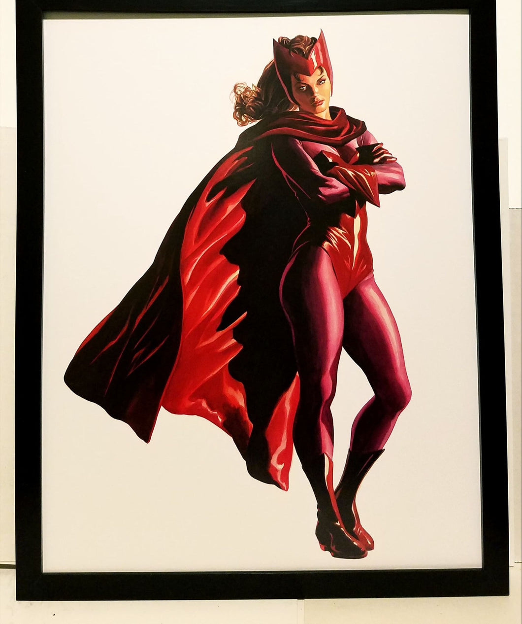 Scarlet Witch Wandavision Timeless by Alex Ross FRAMED 11x14 Art Print Marvel Comics Poster