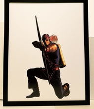 Load image into Gallery viewer, Hawkeye Avengers Timeless by Alex Ross FRAMED 11x14 Art Print Marvel Comics Poster
